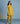 Anya Hand-Embroidered Floral Linen Co-ord Set In Ochre