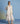 Ita Pleated Linen Dress and Overlay In White