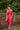 Coral Raw Silk Kurta Set