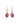 Pink Tumbled Earrings