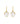 Rock Crystal Drop Earrings