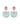 Mint Half Bloom Earrings