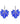 Blue Maple Leaf Earrings