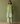 Iva Pleated Border Linen Kurta Set in Meadow