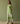 Iva Pleated Border Linen Kurta Set in Meadow