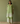 Iva Pleated Border Linen Kurta in Meadow