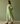 Pira Stripe Linen Tunic Kaftan in Meadow