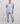 Sky Blue Red Ribbon Co-ord Pant Set