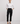 White Tuxedo Small Swarovski Heart Shirt With Swarovski Pants
