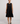Black Short Frill Dress With Beetle Brooch