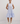Sky Blue Small Pearl Swarovski Heart Frill Dress