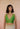 Bow Silk Blouse in Green