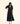 Poplin Midi Dress in Black