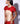 Red Circle Knit Fringed Dress
