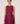 Indika Burgundy Pleated Dress