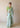 Forest Breeze Blue Scalloped Sari