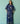 Nami Floral Block-Printed Curved Hem Kurta in Indigo