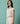 Xora Border Linen Cap-Sleeve Top in Ivory