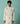 Farhan Block-Printed Floral Kurta Set in Ivory