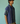 Heath Camp Collar Linen Shirt in Indigo