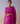 Whispering Ivy Embroidered Pink Sari