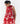Red Ink Halter Dress with Collar