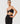 Mystery Bandeau Top in Black