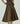 Midi Umbrella Skirt In Olive Green