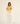 100% Linen Drawstring Straight Pants in White