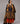 Tan-Brown Trench Bodysuit Dual Striped Skirt Set