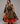Tan-Brown Trench Bodysuit Dual Striped Skirt Set