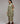 Egg-Shell Green Striped Short Acra Tunic Set