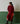 Maroon Chanderi Blend Placement Tie Dye Dress